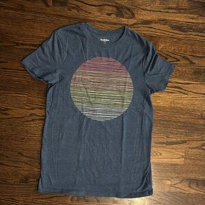 Goodfellow blue short sleeve graphic tee in size s